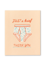 A Brief Thank You Card