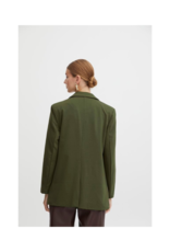 ICHI Kate Oversize Blazer in Green by ICHI