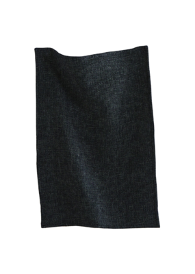 Waffle Weave Dishtowel in Black