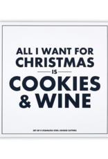 creative brands Cookies & Wine Cookie Cutter Set
