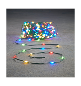 Colourful Plug-In Timer String LED Lights 49'