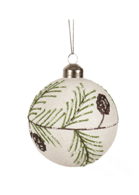 White Pinecones Ornament