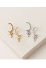 Lover's Tempo Lune Moon Drop Earrings in Gold by Lover's Tempo