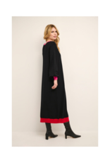 Culture Annemarie Dress in Black, Pink & Red by Culture