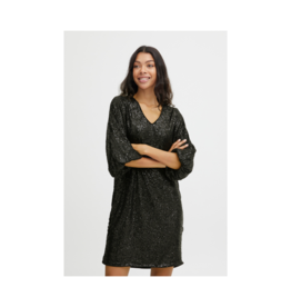 b.young LAST ONE - SIZE XS - Solia V-Neck Dress in Black by b.young