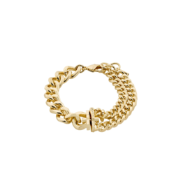 PILGRIM Friends Chunky Chain Bracelet in Gold by Pilgrim