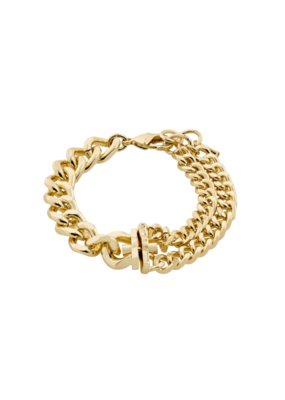 PILGRIM Friends Chunky Chain Bracelet in Gold by Pilgrim