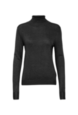 b.young Pimba Rollneck Sweater in Black by b.young