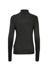 b.young Pimba Rollneck Sweater in Black by b.young
