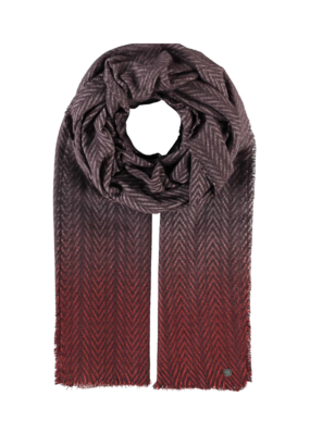 Herringbone Ombre Scarf in Hot Chocolate by Fraas