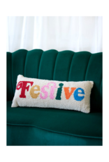 Festive Hooked Pillow