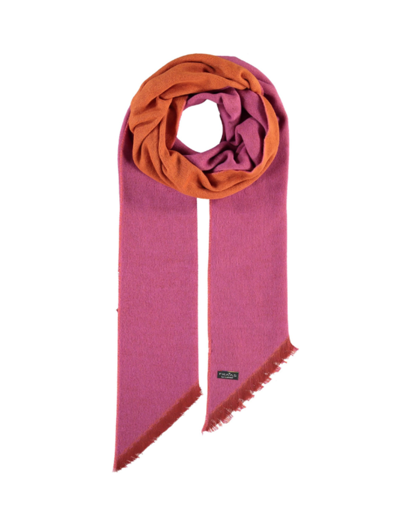 v. Fraas LAST ONE - Double Face Scarf in Fuchsia by Fraas