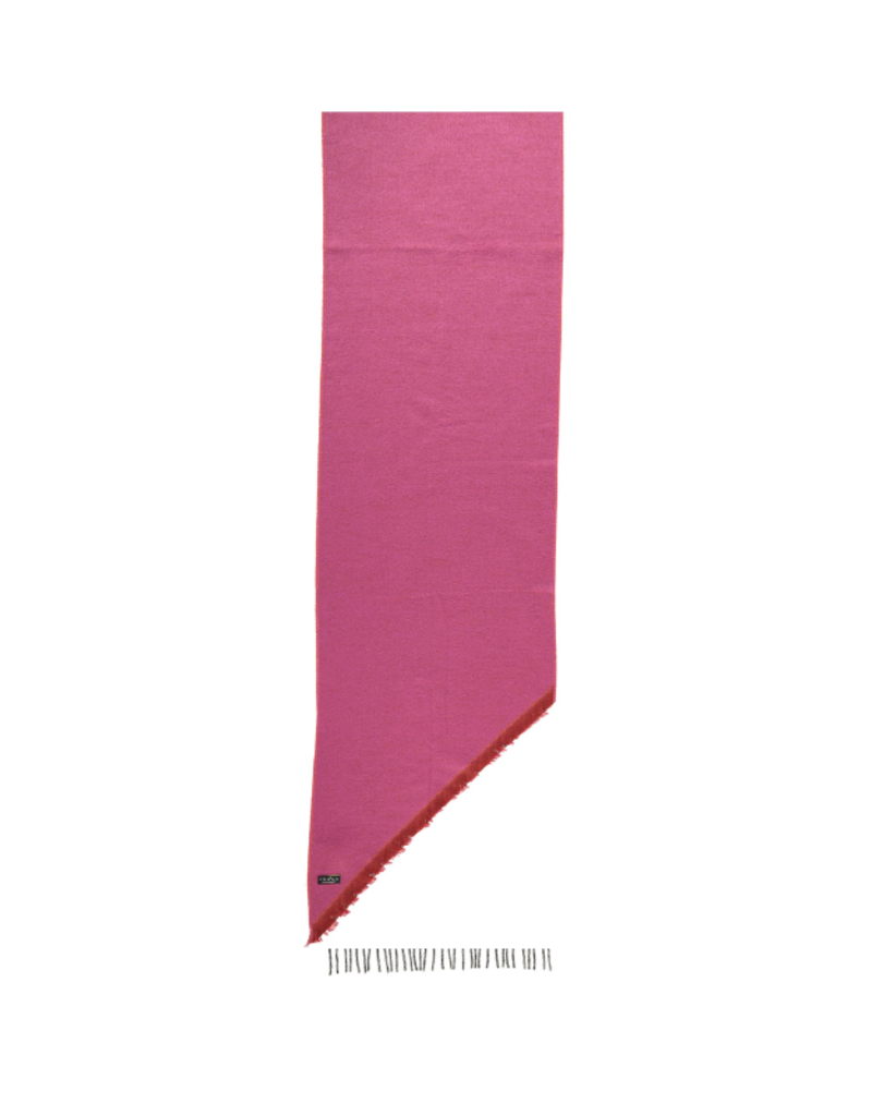 Double Face Scarf in Fuchsia by Fraas