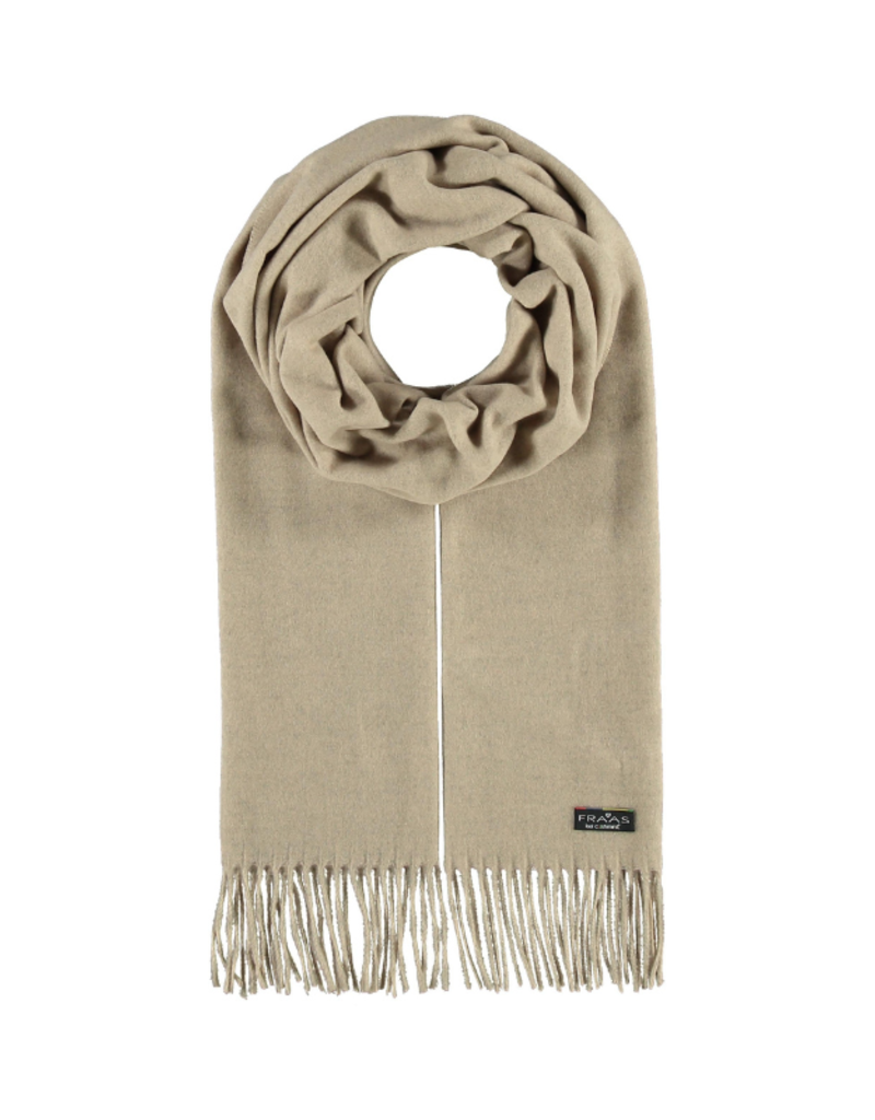 Fraas Solid Cashmink Scarf in Camel by Fraas