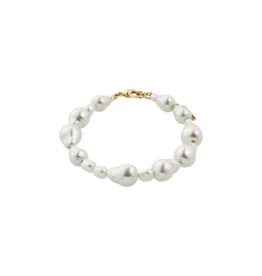 PILGRIM Willpower Pearl Bracelet in Gold by Pilgrim