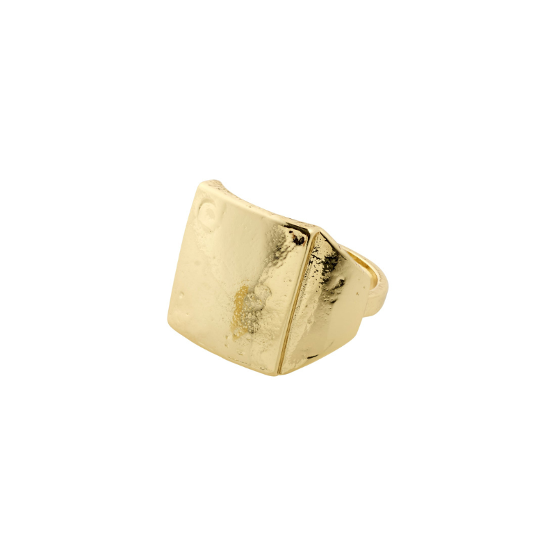 Pilgrim Anni Signet Ring Gold - The Art of Home