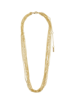 PILGRIM Lilly Chain Necklace in Gold by Pilgrim