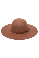 San Diego Hats LAST ONE - Beyond the Prairie Felt Fedora in Brown by San Diego Hats