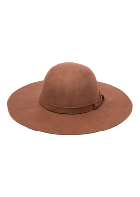 San Diego Hats Beyond the Prairie Felt Fedora in Brown by San Diego Hats