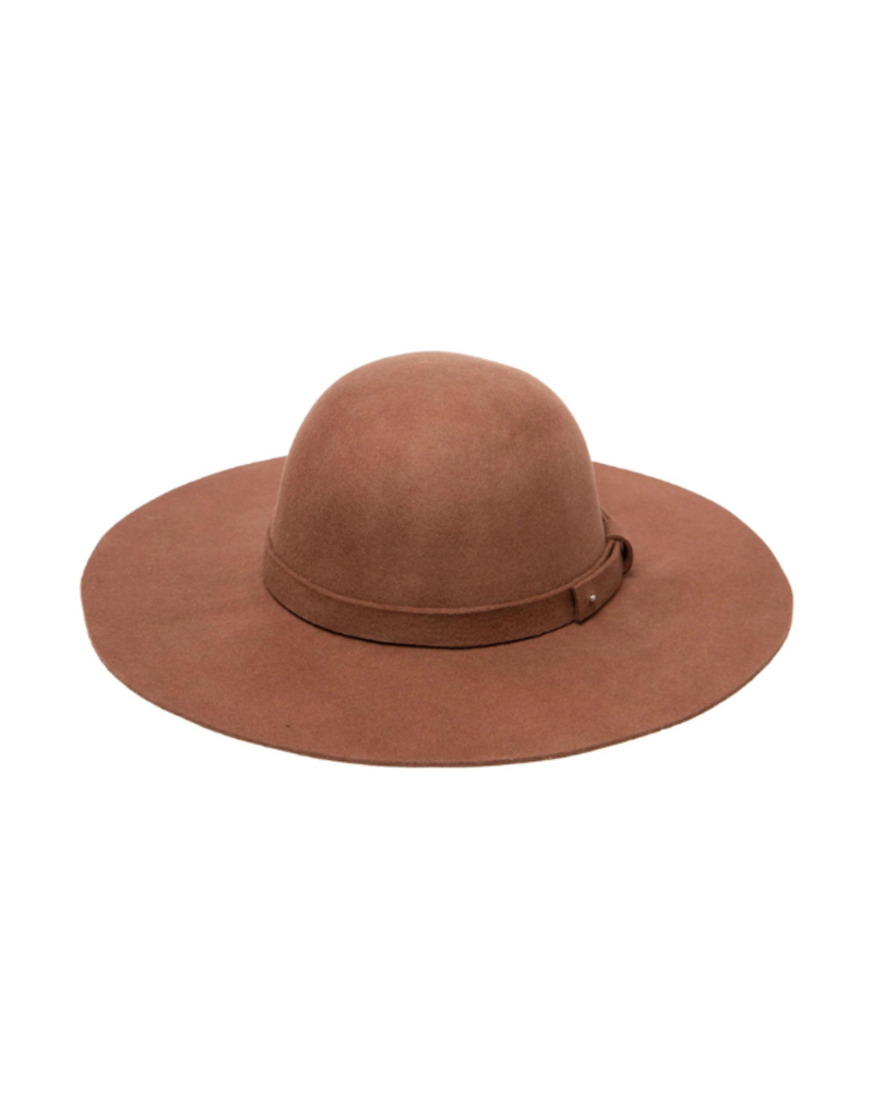 San Diego Hats LAST ONE - Beyond the Prairie Felt Fedora in Brown by San Diego Hats
