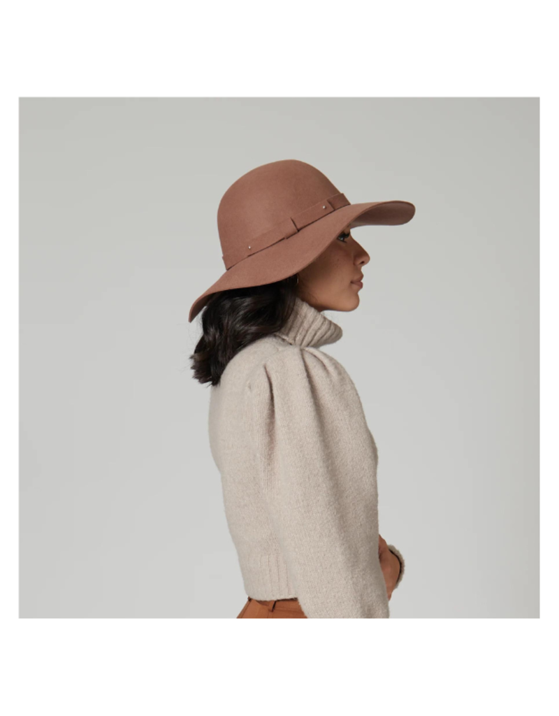 San Diego Hats LAST ONE - Beyond the Prairie Felt Fedora in Brown by San Diego Hats