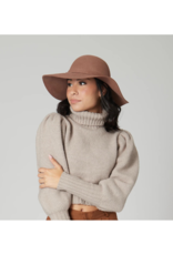 San Diego Hats Beyond the Prairie Felt Fedora in Brown by San Diego Hats