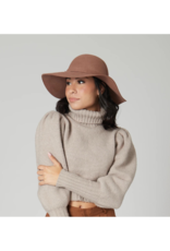 San Diego Hats LAST ONE - Beyond the Prairie Felt Fedora in Brown by San Diego Hats