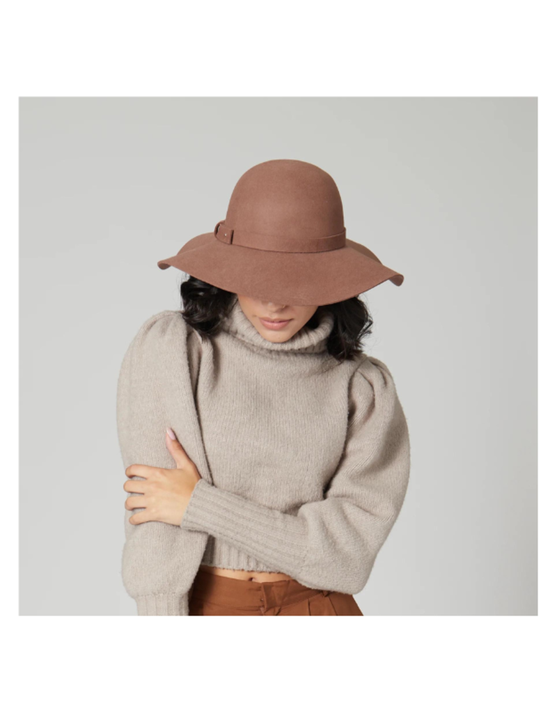 San Diego Hats LAST ONE - Beyond the Prairie Felt Fedora in Brown by San Diego Hats