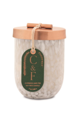 Cypress & Fir Cheena Glass Candle by Paddywax