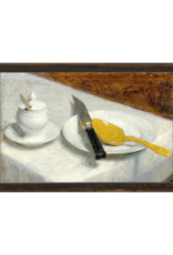Celadon Art Still Life with Mustard Pot 12"x8"