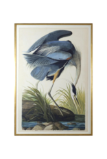 Celadon Art Blue Heron by John J. Audubon 37"x54"