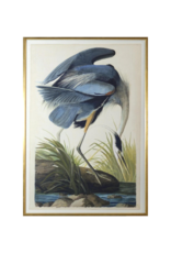 Celadon Art Blue Heron by John J. Audubon 37x54