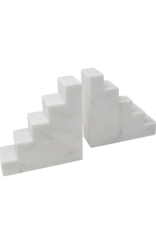 White Bookends Set of 2