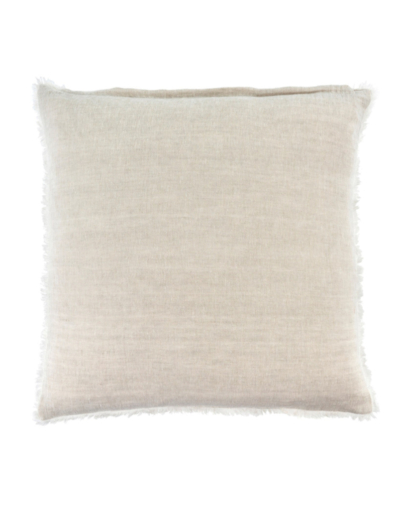 Indaba Trading Lina Linen Pillow in Chambray 24x24