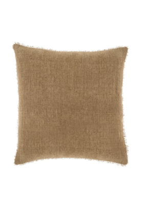 Indaba Trading Lina Linen Pillow in Hazelnut 20x20