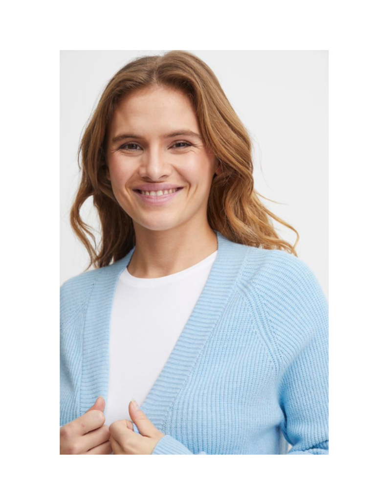 b.young Milo Cardigan in Bluebell by b.young