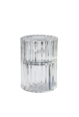 Rillo Candle Holder Clear Large