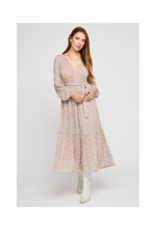 gentle fawn Janine Dress in Taupe Speckle by Gentle Fawn