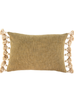 Indaba Trading LAST ONE - Bora Tassel Pillow in Sand