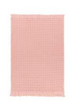 Danica Organic Waffle Hand Towel in Blush