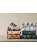 Danica Organic Waffle Hand Towel in Blush