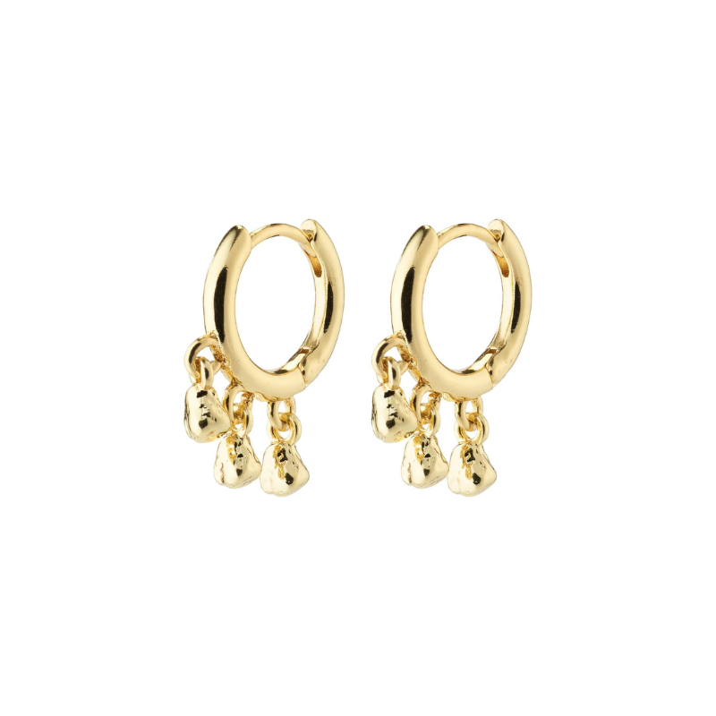 Pilgrim Hallie Hoop Earrings Gold 652312003