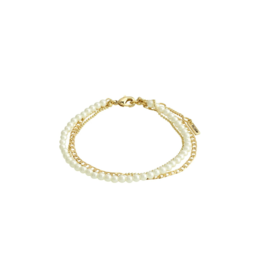 PILGRIM Baker Bracelet Set in Gold by Pilgrim