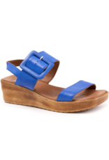 Bueno LAST ONE - SIZE 41 - Marcia Wedge Sandal in Bright Blue by Bueno