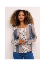 Cream Magda Blouse in Blue Patch by Cream