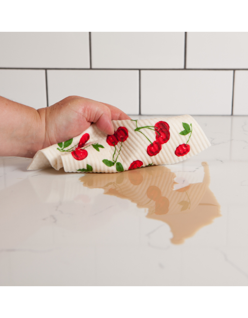 Danica Cherries Swedish Dish Cloth