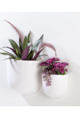 Small Wall Planter in White