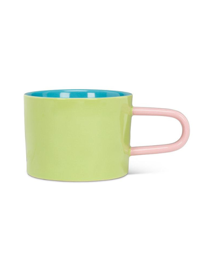 Tri Coloured Mug in Green