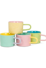 Tri Coloured Mug in Green