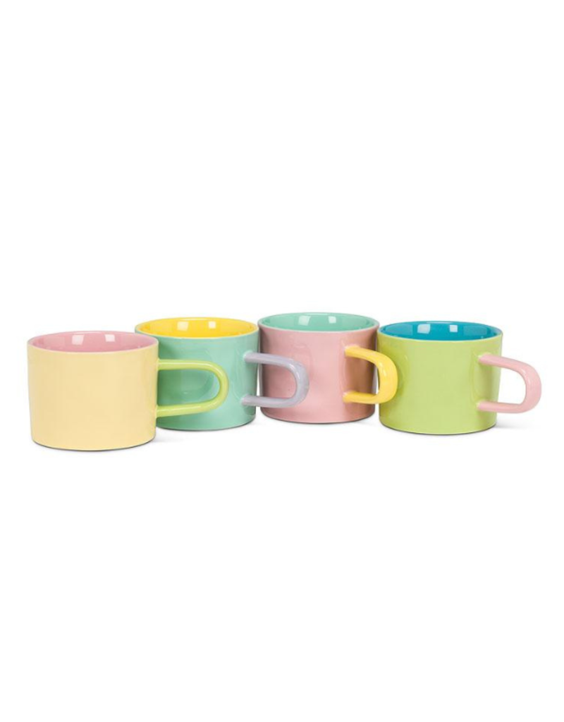 Tri Coloured Mug in Pink